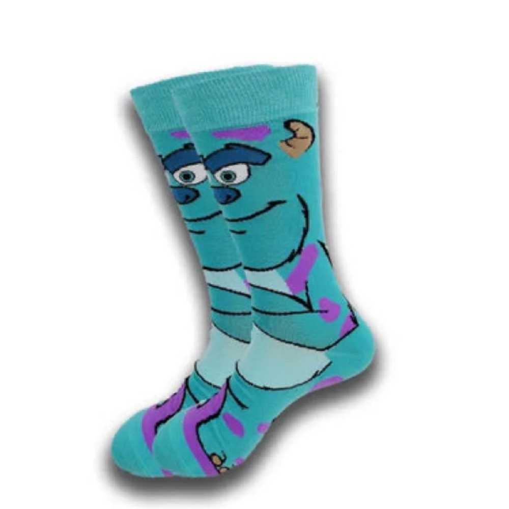 Blue and Purple Casual Socks